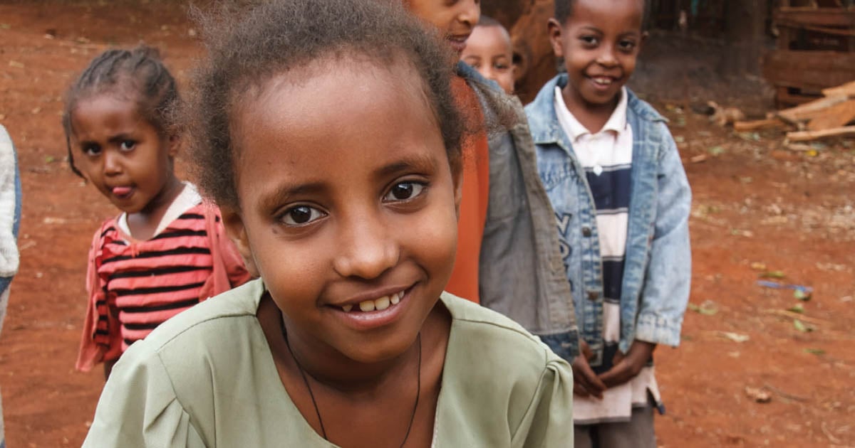 Smiling children Smiling children