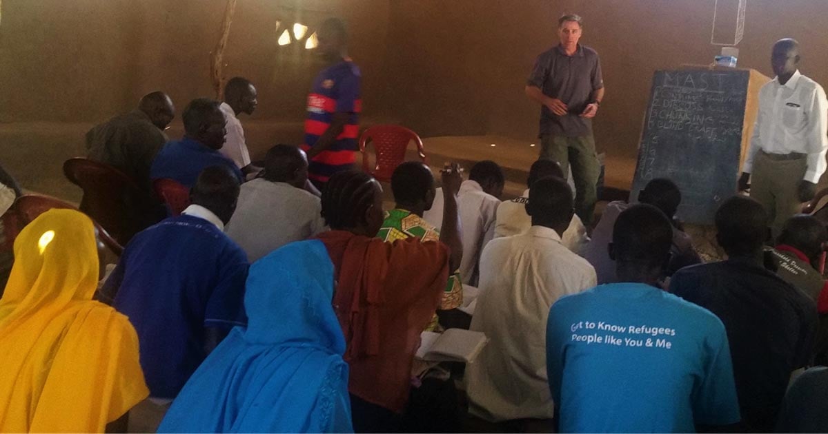 Bible translators in Kakuma Refugee Camp