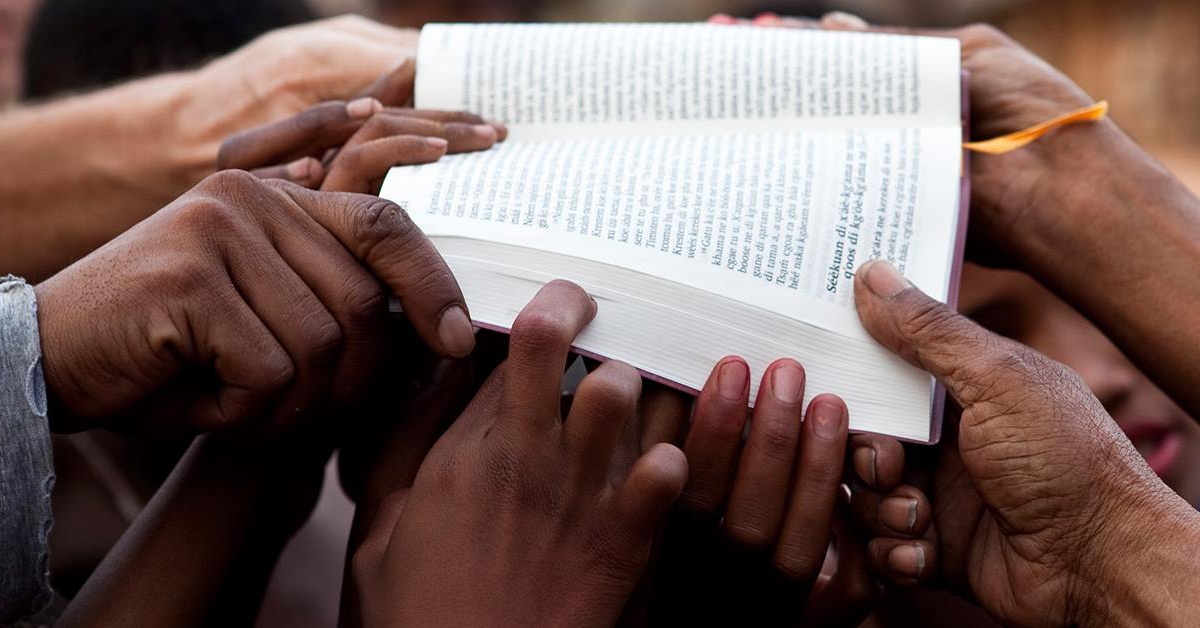 A Bible in the hands of the people