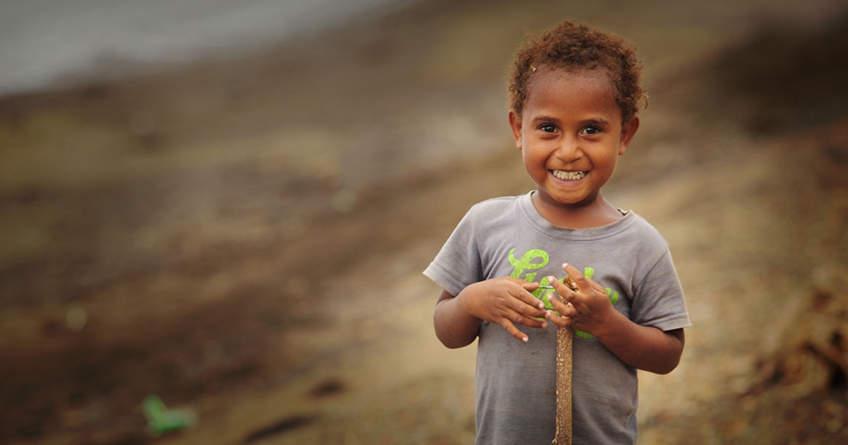 Boy in Papua New Guinea