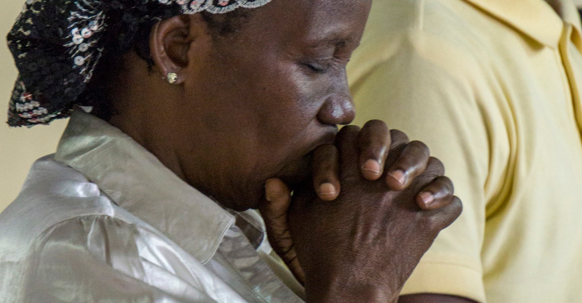 Woman praying Woman praying
