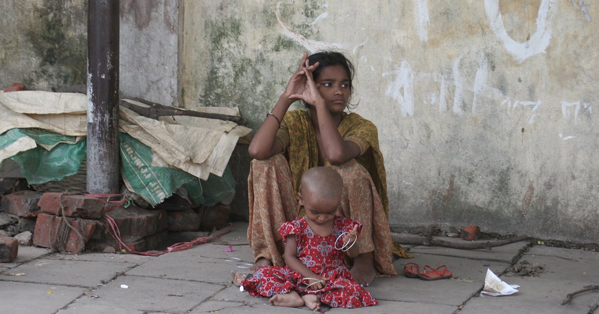 Woman and Child in Asia Woman and Child in Asia