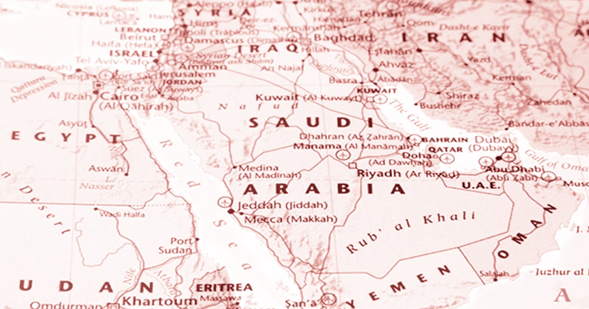 Map of the Middle East Map of the Middle East