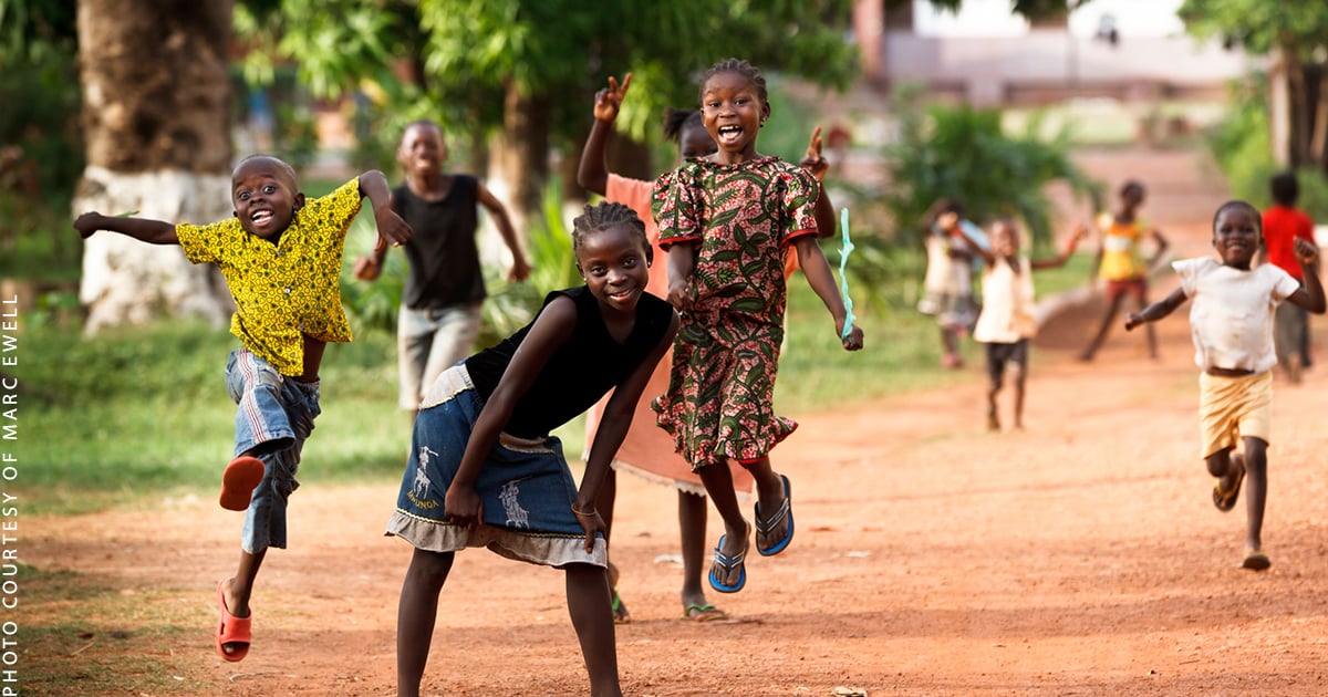 children jumping